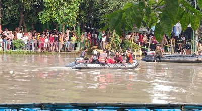 Pencarian Korban Akibat Perahu Tambang Terbalik di Surabaya Dihentikan Sementara