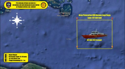 KM Baruna Jaya Raya dan 5 ABK Hilang Kontak, Lokasi masih Misterius