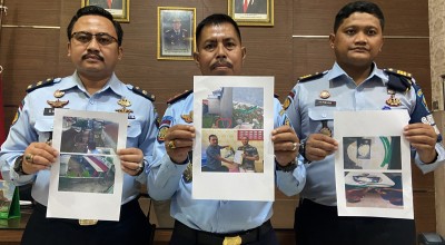 Pelempar Pil Koplo ke Lapas Kediri Tertangkap CCTV, Pelaku Pakai Jaket Ojol