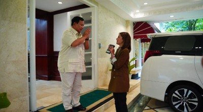 Saat Prabowo dan Najwa Shihab Bertemu Empat Mata