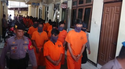 Bikin Onar dan Lakukan Pengeroyokan di Tulungagung, Puluhan Pesilat Diringkus