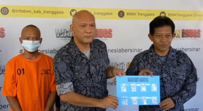 Pengedar Sabu untuk Nelayan di Trenggalek Ditangkap, Barang Dipasok dari Madura