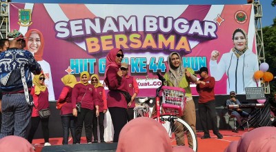 HUT ke-44 GOW Kota Mojokerto, Ning Ita: Jaga Diri, Terapkan Pola Hidup Sehat