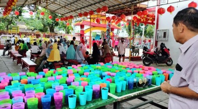 Bukber di Klenteng TITD Hok Swie Bio, Potret Toleransi Antar Umat Beragama Bojonegoro