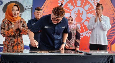 Menteri Perdagangan Zulkifli Hasan Resmikan Pasar Ketidur di Kota Mojokerto