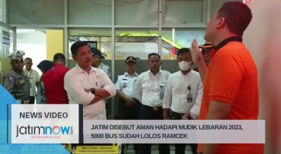 Jatim Disebut Aman Hadapi Mudik Lebaran 2023, 5000 Bus  Sudah Lolos Rimcek