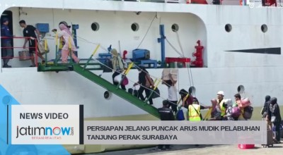 Persiapan Jelang Puncak Arus Mudik Pelabuhan Tanjung Perak Surabaya