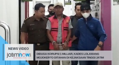 Diduga Korupsi 1 Milliar, Kades Lolawang Mojokerto Ditahan Kejati Jatim