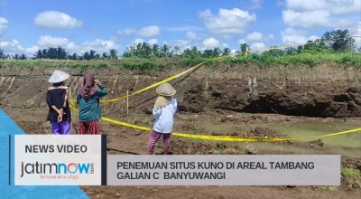 Penemuan Situs Kuno di Areal Tambang Galian C Banyuwangi