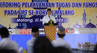 Antisipasi Eskalasi saat Idul Fitri, Kemenkumham Jatim Tingkatkan Pengamanan