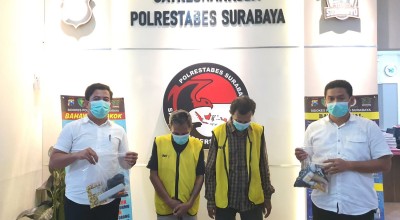 Duh... Kakek di Surabaya Terlibat Peredaran Narkoba, Kini Ditangkap Bareng Temannya