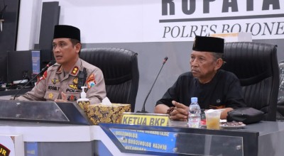 Polres Bojonegoro Rangkul BKP, Dilarang Pakai Atribut Perguruan Silat di Malam Takbiran