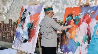 Kasespim Lemdiklat Polri Gelar Gadog Art Festival