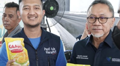Dampingi Mendag Zulhas Sidak Pasar, Kader PAN Apresiasi Stabilnya Harga Sembako