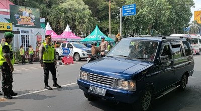 Arus Balik, Volume Kendaraan di Kota Kediri Naik 50 Persen