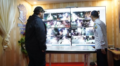 Mas Dhito Tinjau Simpang Mengkreng Kediri, Pastikan Arus Balik Lebaran Lancar