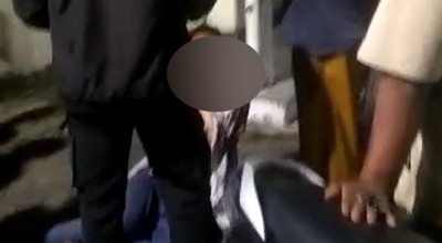 Diteriaki Maling, Pemuda yang Mengaku asal Lamongan Babak Belur Dihajar Warga