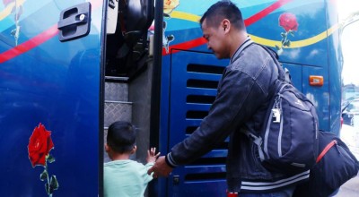 Bahagianya Warga Jatim Ikut Porgram Balik Gratis dari Polda Jatim