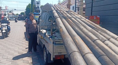 Gasak Tujuh Tiang Fiber Optik saat Lebaran, Tiga Pencuri di Sidoarjo Diringkus