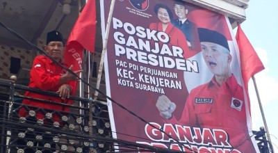 Kader PDIP Surabaya Dirikan 4 Posko Gotong Royong Ganjar Presiden di Kenjeran
