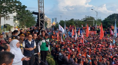 Ini Tujuh Poin Kesepakatan Gubernur Jatim dan Buruh, Khofifah: Mintanya 100 Dikasih 120