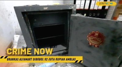 Brankas Alfamart Dibobol, Uang Rp92 Juta Raib