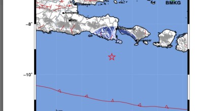 Gempa 4,6 M di Perairan Bali Terasa hingga Banyuwangi
