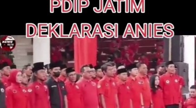 Video Viral PDIP Jatim Deklarasi Anies Dipastikan Hoaks!