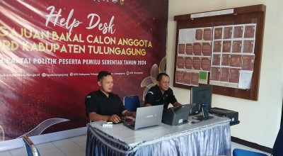 Masuk Hari Ketiga Pendafataran Caleg di Tulungagung Masih sepi