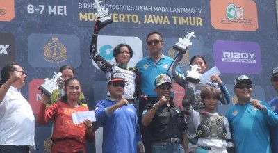 Hari Jadi Kabupaten Mojokerto, TNI AL Gelar Motocross Piala KSAL