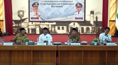 Pemkot Pasuruan Gelar Uji Publik Raperda Pajak dan Retribusi Daerah