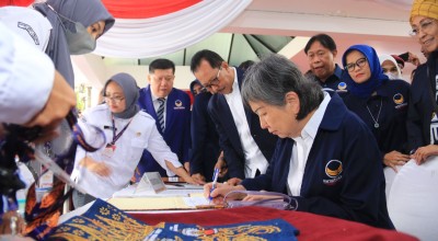 Daftarkan Bacaleg ke KPU, NasDem Targetkan Juara di Jatim