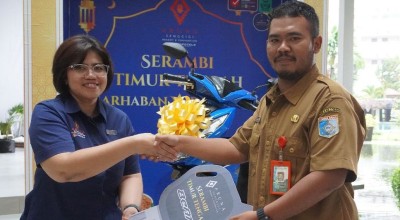 Pelanggan Hotel Aruna Senggigi Pulang Bawa Hadiah Motor Paket Iftar