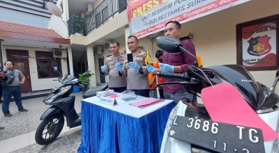 Tiga Bandit Curanmor di Surabaya Digulung ketika Kendarai Motor Hasil Curian