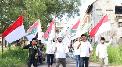 Jalan Kaki ke KPU, PKB Bangkalan Targetkan Kursi Ketua Dewan
