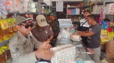 Satpol-PP Bangkalan Razia Rokok Ilegal Sasar Dua Pasar