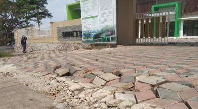 Belum Difungsikan Sudah Rusak, DPRD Nilai Proyek SMPN 7 Batu Tak Sesuai Spesifikasi