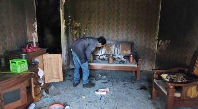 Cekcok dengan Istri, Suami di Banyuwangi Bakar Rumah
