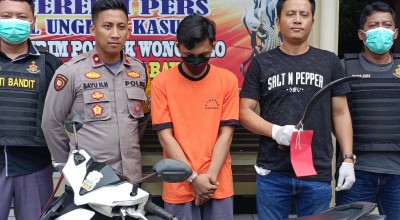 Jukir Bercelurit Curi Motor di Surabaya Diringkus