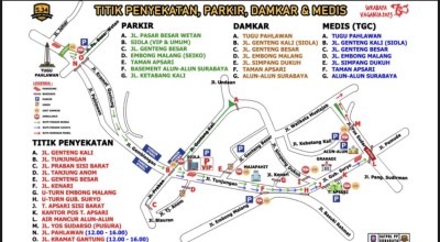 Berikut Skema Rekayasa Lalu Lintas Selama Event Surabaya Vaganza 2023