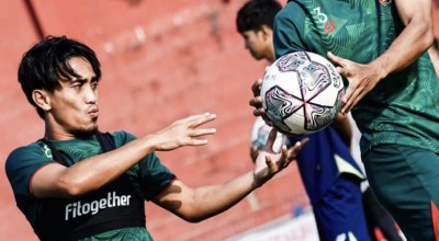 Pemain Persik M Taufiq Pascaoperasi Terlihat Latihan, Lha Kondisi Hamdi dan Pahabol Piye?