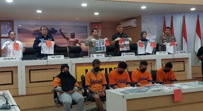 5 Tersangka Sindikat Perdagangan Orang Ditangkap Polda Jatim