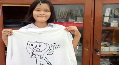 Saat Anak Tunagrahita di Sidoarjo Mencipta Kaos, Wow Keren!