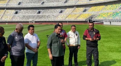 Pertandingan Timnas di GBT, Erick Thohir: 10 Persen Hasil Tiket untuk Palestina