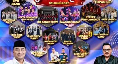 Ndarboy Genk Tampil di Festival Musik Surabaya Hebat, Ini Rekayasa Lalu Lintas dan Lokasi Parkirnya