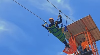 Rekomendasi Wahana Pemacu Adrenalin di Kediri, Jajal Flying Fox di House of River Side