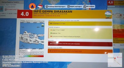 BPBD Bojonegoro Imbau Warga Pastikan Bangunan Rumahnya Aman Pascagempa