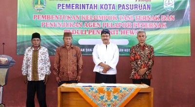 Gus Ipul Kukuhkan Agen Pelapor Peternak Peduli Penyakit Hewan