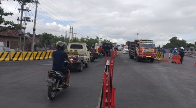 Jembatan Baru Ngujang 1 Tulungagung Mulai Beroperasi