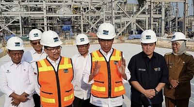 Presiden Jokowi Apresiasi Progres Pembangunan Smelter Freeport di JIIPE Gresik